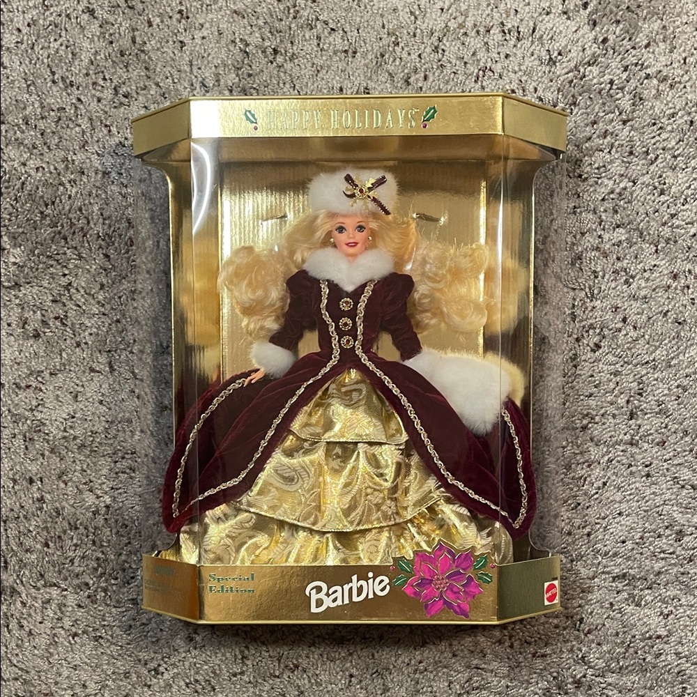 1996 Happy Holidays Barbie Doll Special Edition-‎ Brand New in Original Box!